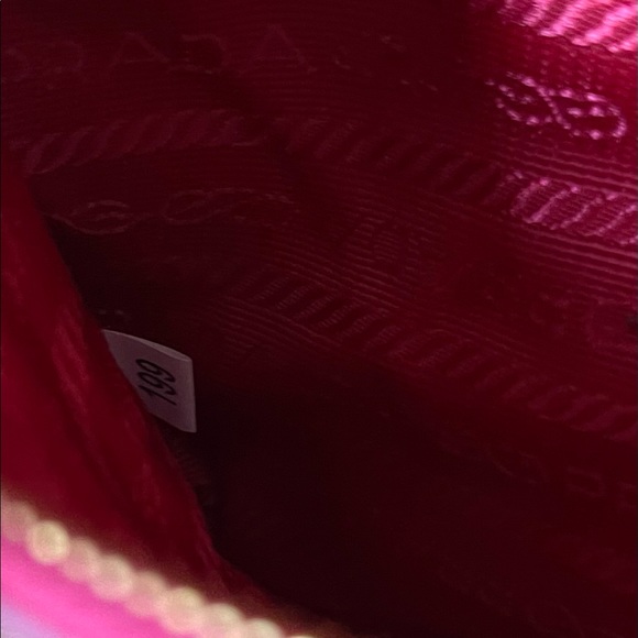 PRADA-AUTHENTIC (NWT) Fuchsia Leather Crossbody Handbag - Picture 10 of 13